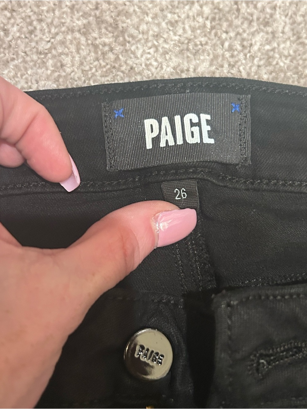 PAIGE Black Jeans